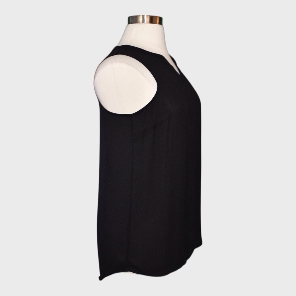 Apt 9 Sleeveless Split Neck Tunic Blouse - Picture 4 of 5